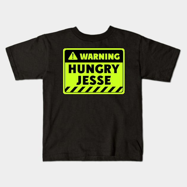 hungry Jesse Kids T-Shirt by EriEri